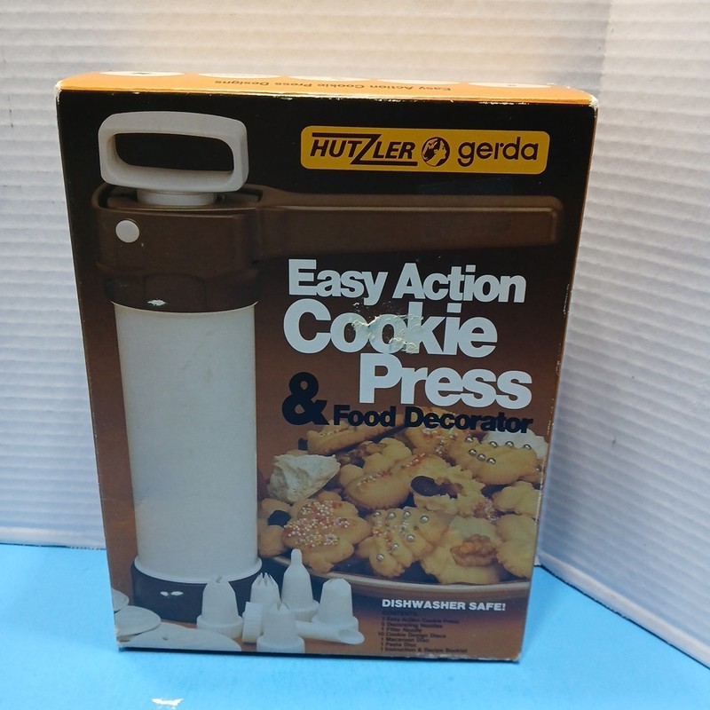 Hutzler-Gerda 1983 Easy Action Cookie Press & Food Decorator, West Germany 695