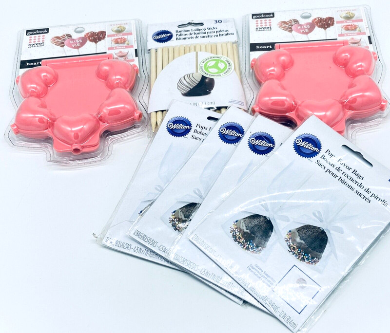 Candy Hearts Making Kit Molds Skewers And Bags Wilton
