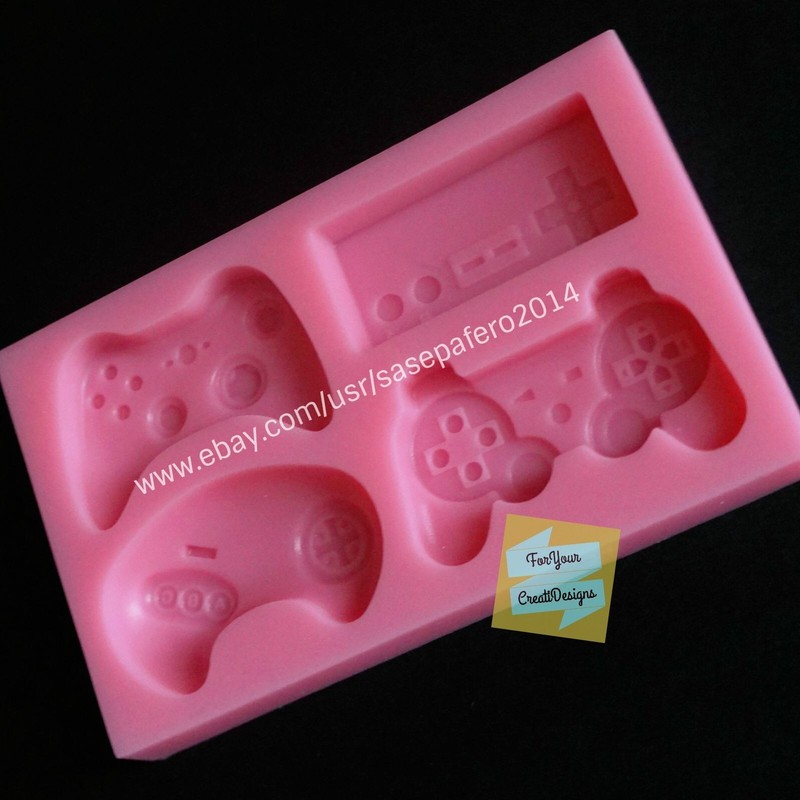 Video game controls silicone mold, 4 cvts. gallery