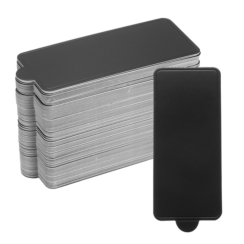 200pcs Mini Cake Boards, Mousse Cake Cardboards Rectangle Cake Bases (Black)