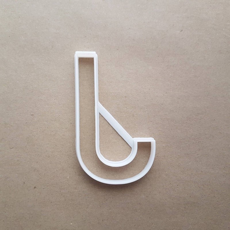 Alphabet Letter J Upper Shape Cookie Cutter Dough Biscuit Pastry Fondant Sharp gallery