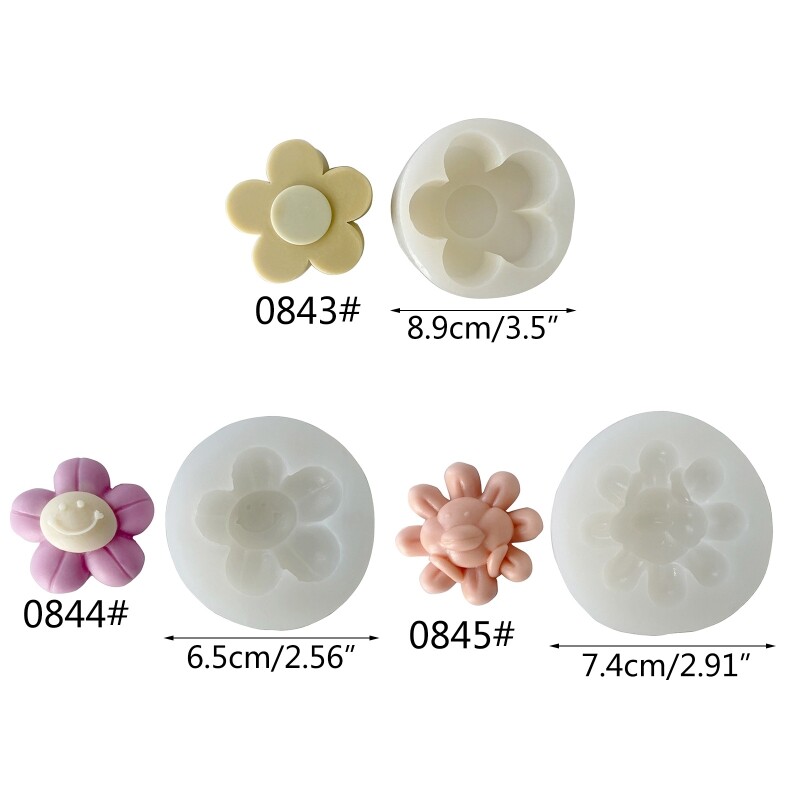 Flower Silicone Mould Resin Ceramics Candy Fondant Candy Chocolate Soap Mould gallery