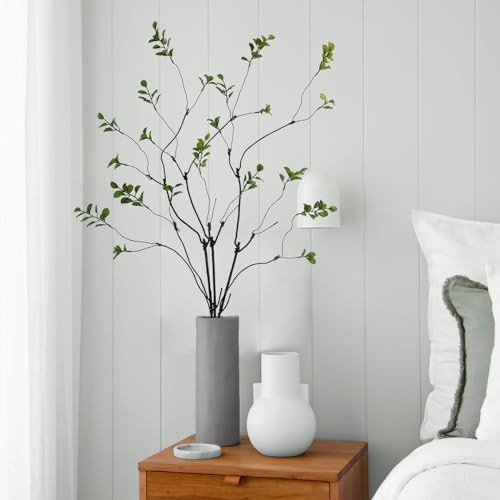 Pcs Fauxery Stems7" Tall Fake Ficus Twig Stems Plants Artificialery 3 Green gallery