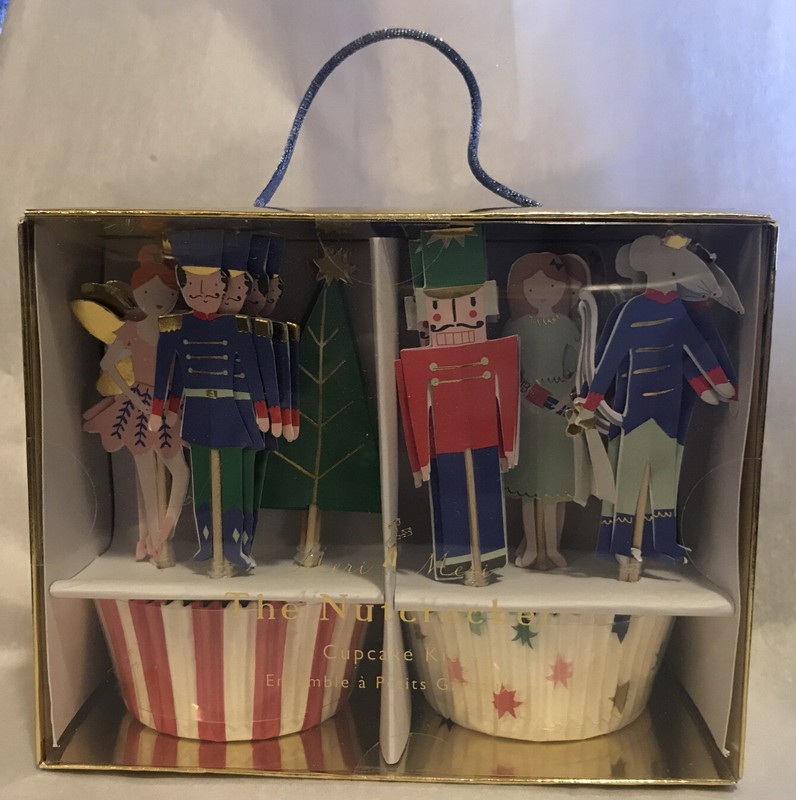 New Meri Meri The Nutcracker Ballet Cupcake Kit with 24 Liners & Toppers