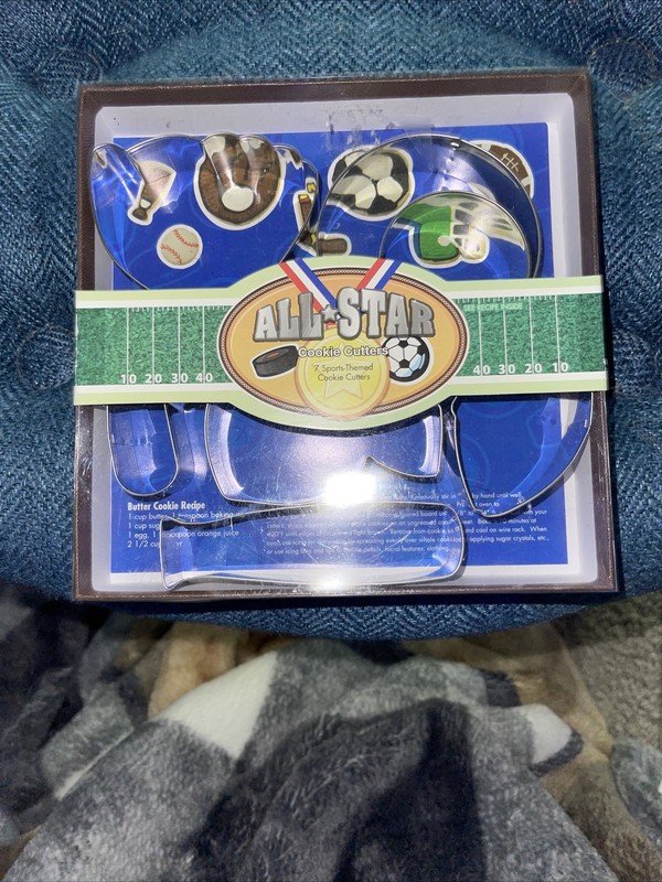All-Star Cookie Cutter 7 Sports Themed Cookie Cutters