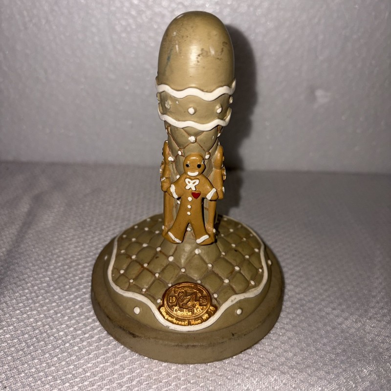 1995 Brown Bag Art Stamp Gingerbread Men Cookie Press # 10 Holiday Christmas