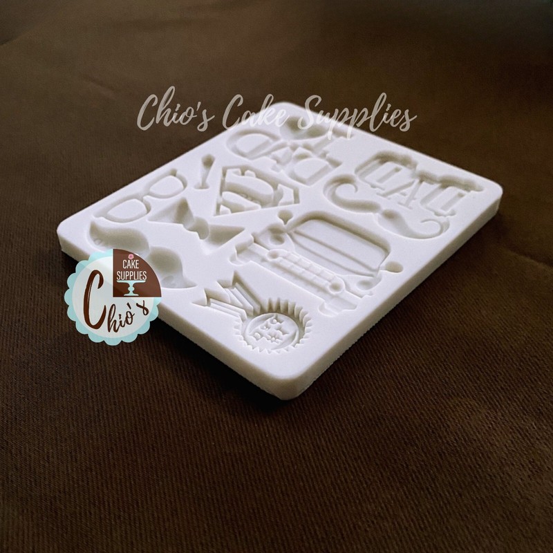 Super Dad, I love DAD / Father's Day Silicone Mold gallery