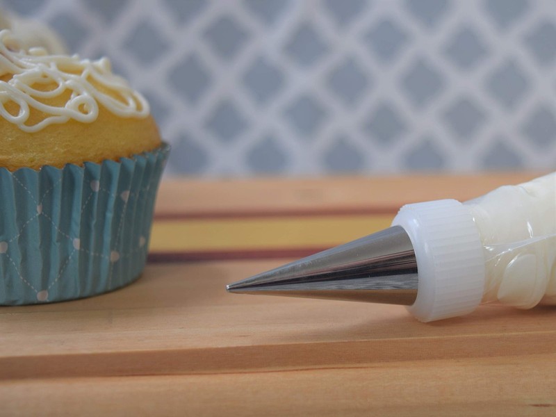 JA Kitchens Set of 3 Seamless Stainless Steel Writer Cake Decorating Tubes (S... gallery