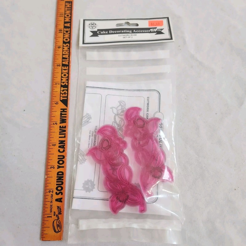 JEM Cutwork Rose Flower Embroidery Cake Side Cutters Cake Decorating Accessories gallery
