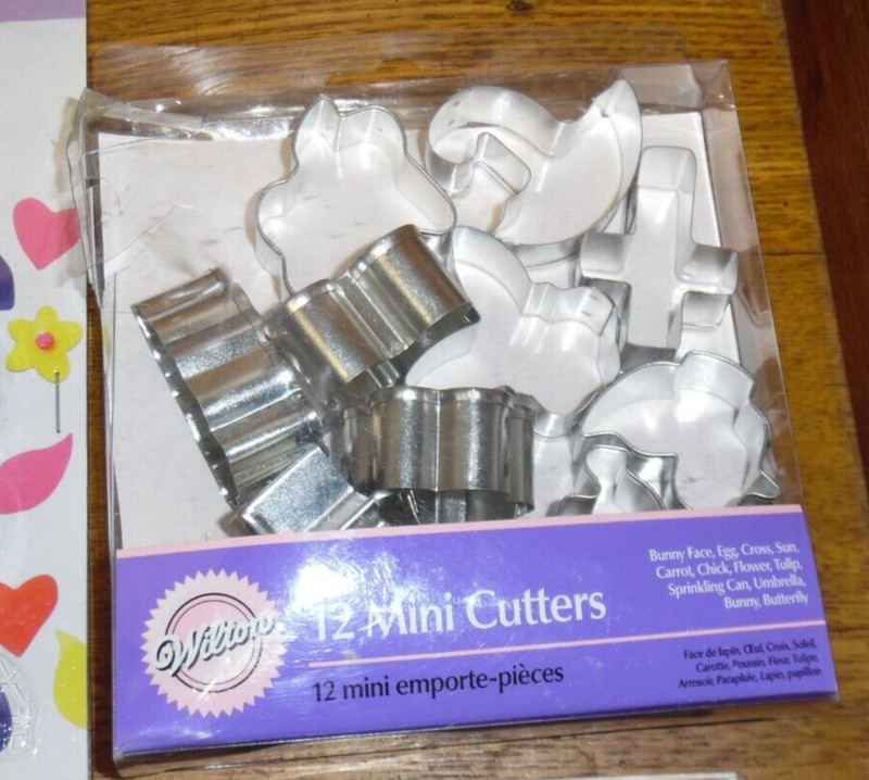Assorted Wilton Cookie Cutters - Blossom Easter Fancy Alphabet Farm Animals gallery