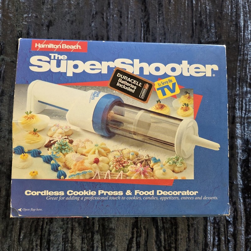 The Super Shooter Cordless Cookie Press Food Decorator Hamilton Beach 80000 Cake gallery