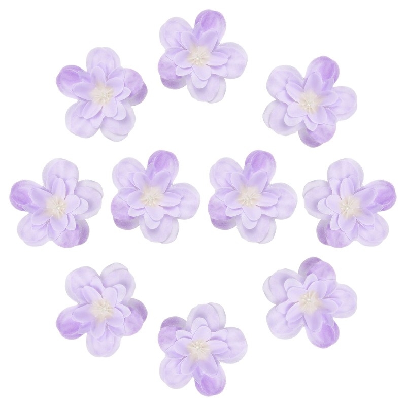30pcs Flowers Art. Delphinium Viola Decor.