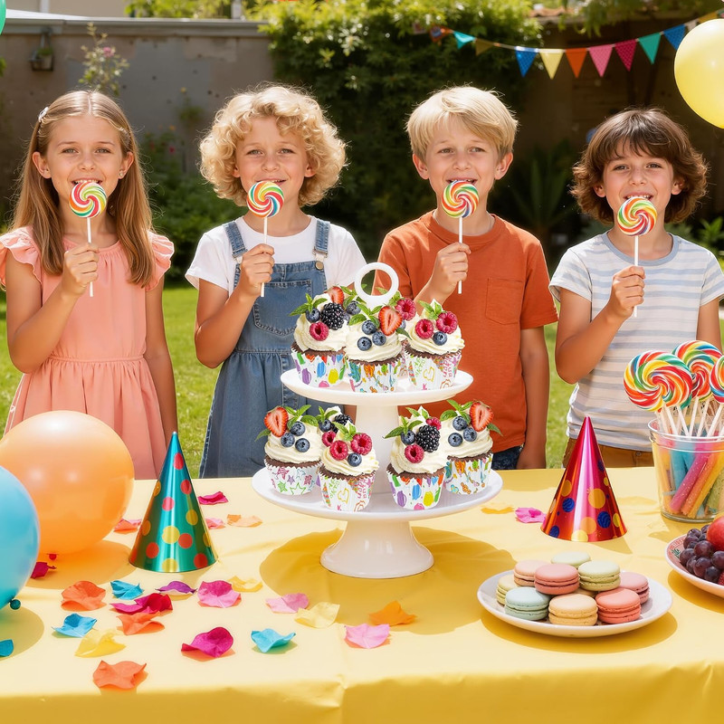 100PCS Birthday Cupcake Liners Standard Paper Baking Cups Balloon/Gift Box/Lolli gallery