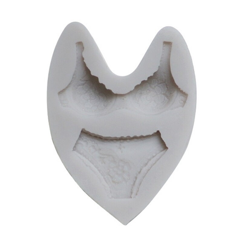 Christmas 3D Women Underwear Silicone Icing Mold Baking Cake Sugar Craft Fondant gallery