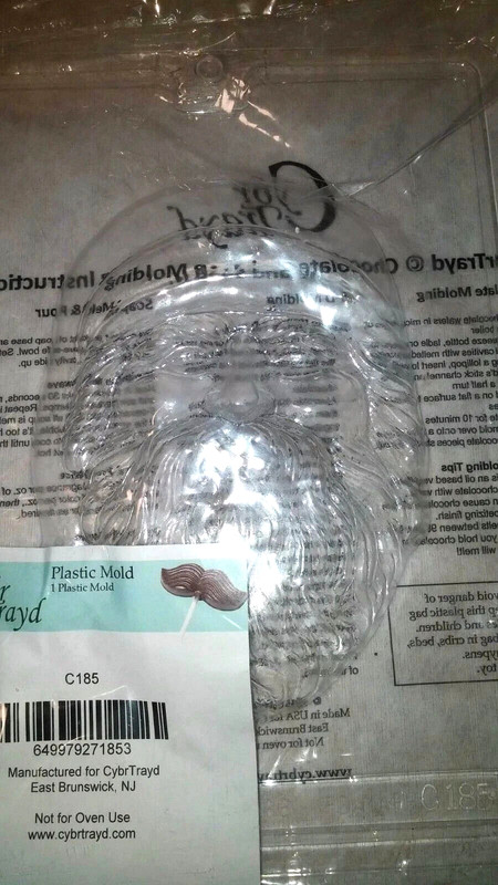 Cybr Trayd Candy Santa Chocolate Mold C185