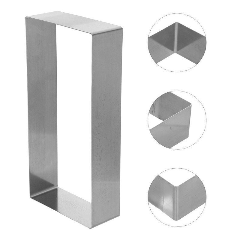 Rectangular Stainless Steel Cake Mold for Home Use Mousse Pastry Baking Pan gallery