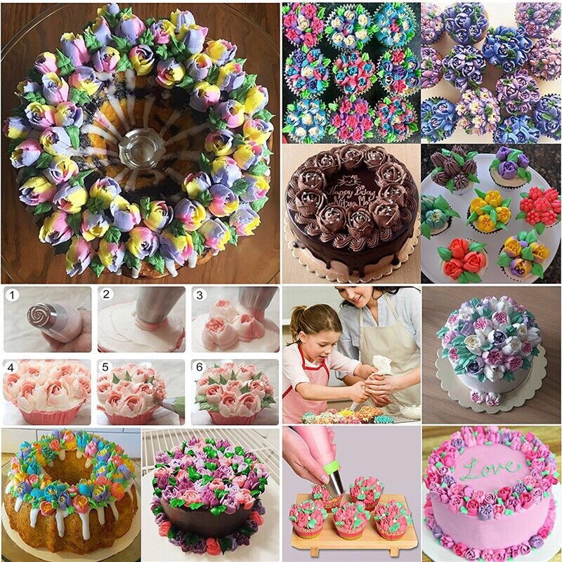 6PCS Russian flower mouth set Piping Tips DIY Baking Supplies Cake Decorating gallery