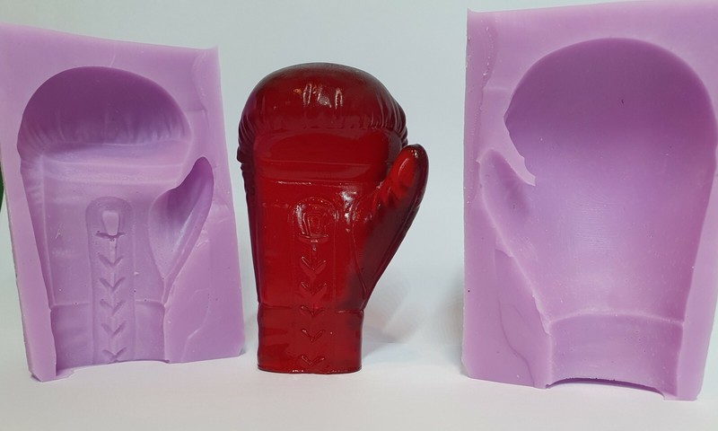3D 6cm Boxing Glove Silicone Mold For Cake Topper, Chocolate, Clay etc.