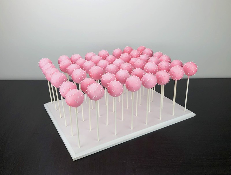 48 Count Wood Lollipop Holder Cake Pop Stand Display for Wedding Party gallery