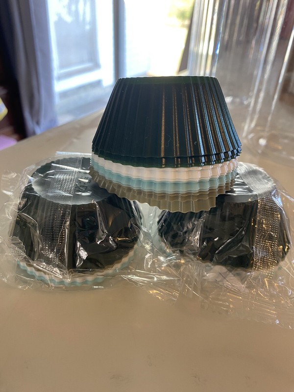 36 Silicone Muffin Baking Cups Reusable Cupcake Liners Non-stick 3 Packs of 12