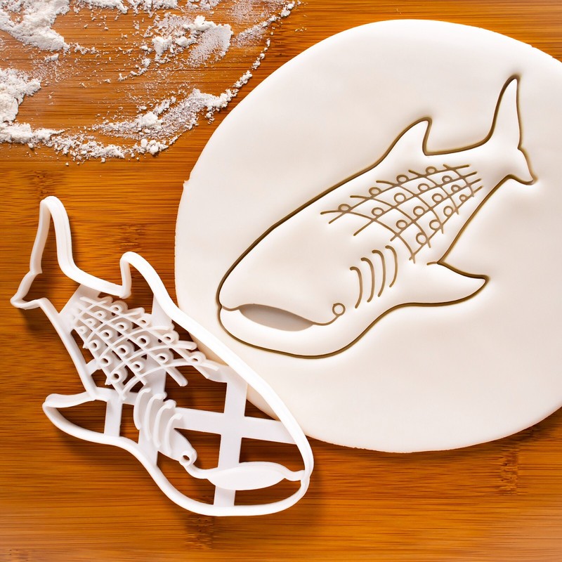 Deep Sea Whale Shark Cookie Cutter – marine ocean wildlife animal beach nautical