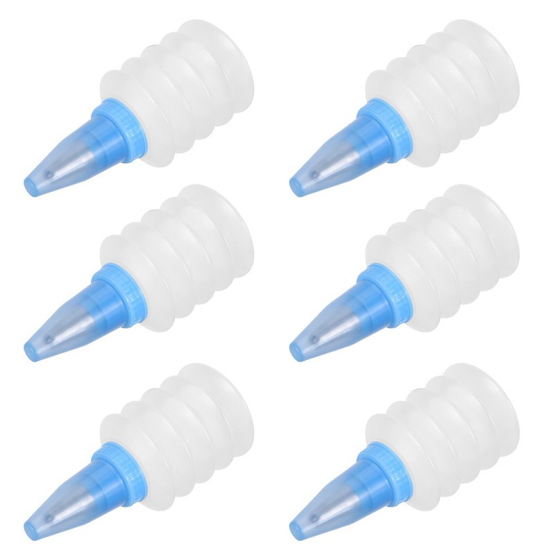 6 Pcs Cream Framed Vase Icing Baking Tools Pastry Bottles Cake Accessories gallery