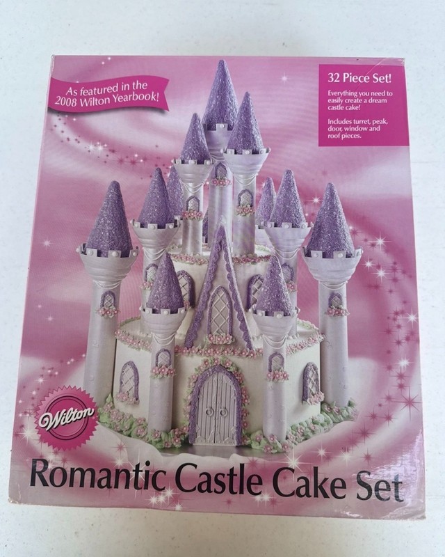 Wilton Romantic Castle Cake Decorating Set 32 Piece Complete Set