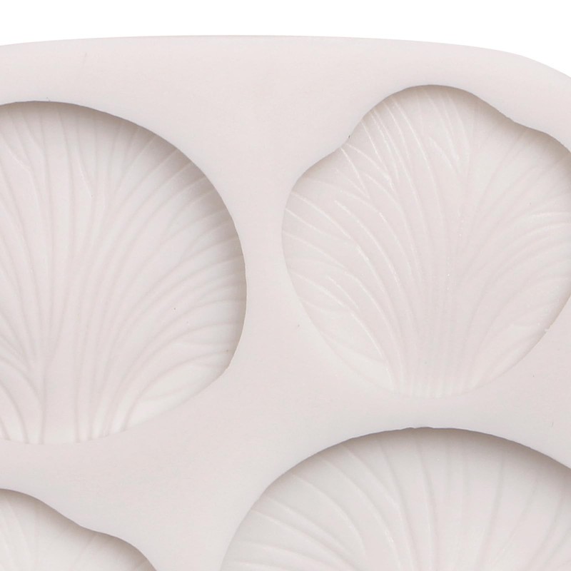 Mushroom Chocolate Mold - Silicone Ginkgo Biloba Fungi Veiner for Cake & Candy D gallery