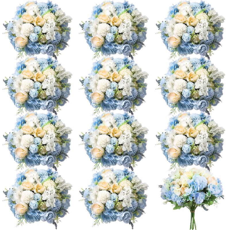 Tigeen Artificial Flowers Artificial Peonies Silk Flowers Faux Peony Fake Peony