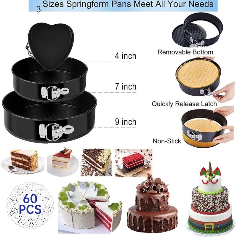 567 PCS Cake Decorating Set Professional Baking Tools Cake Lovers Party Supplies gallery