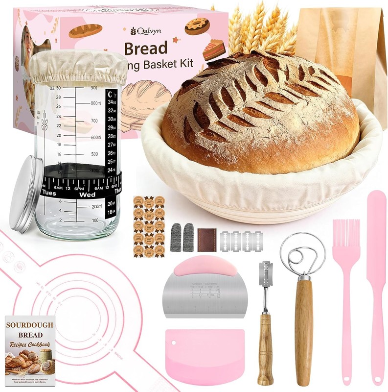 Beginner Sourdough Starter Kit, Sourdough Bread Baking Supplies, Bread