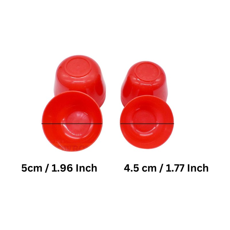 Puto Mold Talam Pichi Cuchinta Kutsinta Lompang Red Color 36 pieces 4.5 cm Size