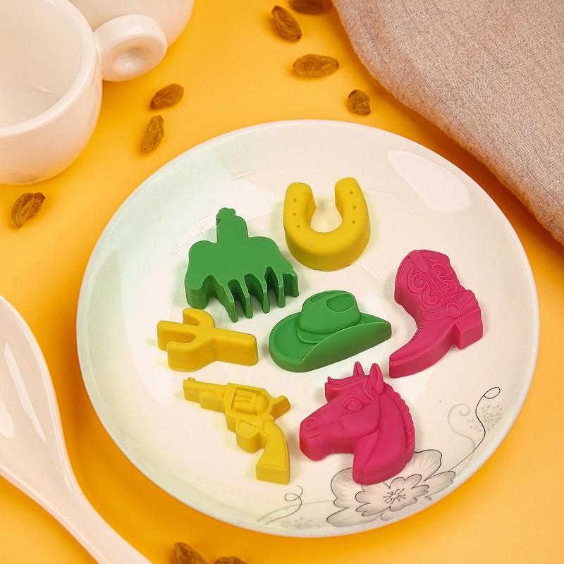 Cowboy Chocolate Molds, Western Themed Silicone Chocolate Molds with Cowboy H... gallery