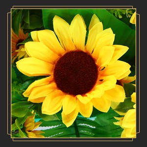 Tien 3 Pieces Artificial Cemetery Flowers for Headstone Memorial Day gallery