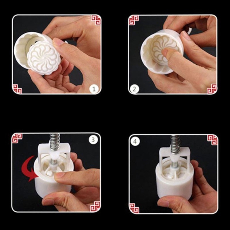 Lotus & Carp Shaped Moon Cake Mold DIY Kitchen Baking Accessories for Mid-Autumn gallery