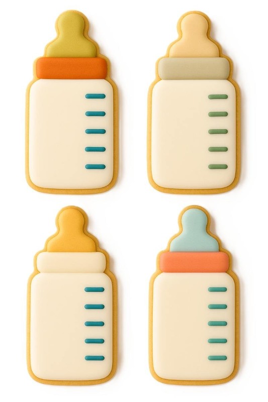 Baby Bottle Cookie Cutter 4'' Metal gallery