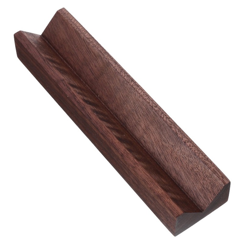 Pastry Roller Display Rack Wooden Cradle for Dough Rolling and Kitchen Storage gallery