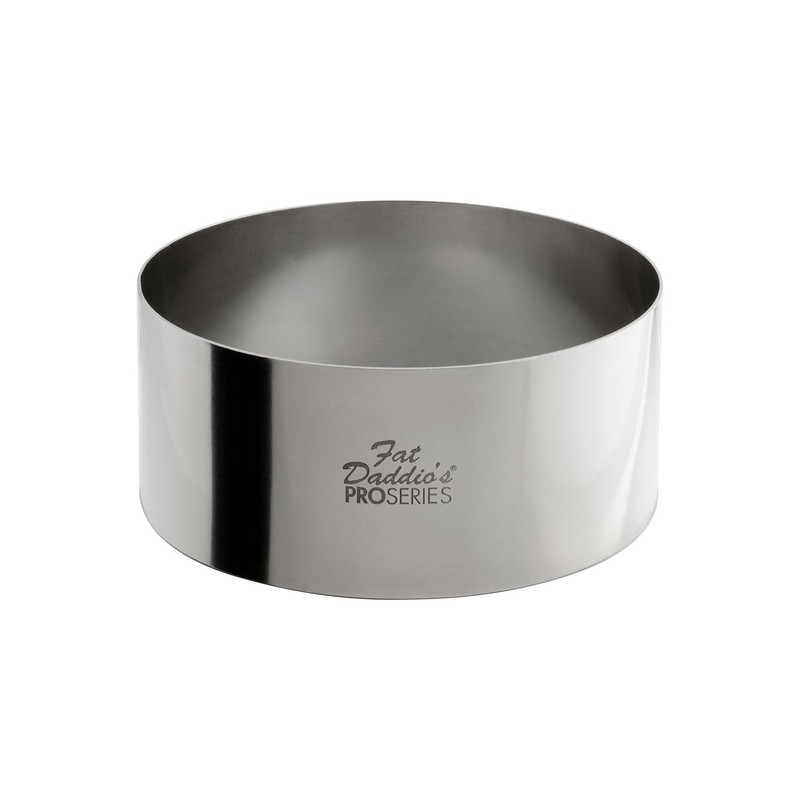 Versatile 4×1.75 Inch Stainless Steel Cake Ring – Perfect for Elegant Desserts