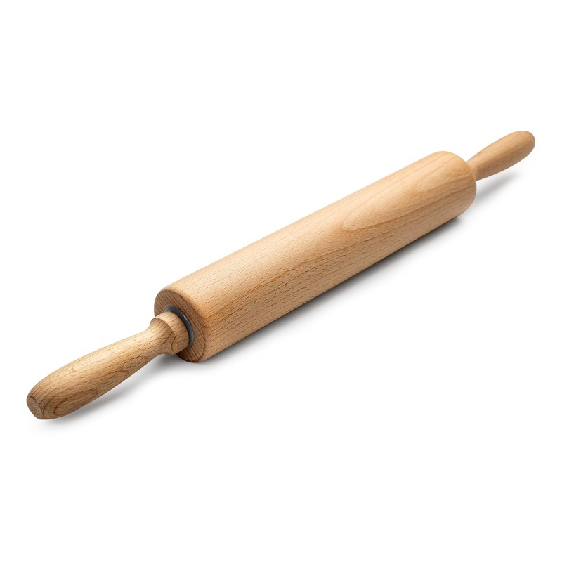 17 Inch Professional Clay Rolling Pin, Non-Stick Wood Roller for Pottery