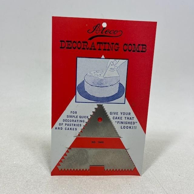 Vintage Ateco Decorating Comb Cake Pastry Icing Tool Metal No 1448 USA
