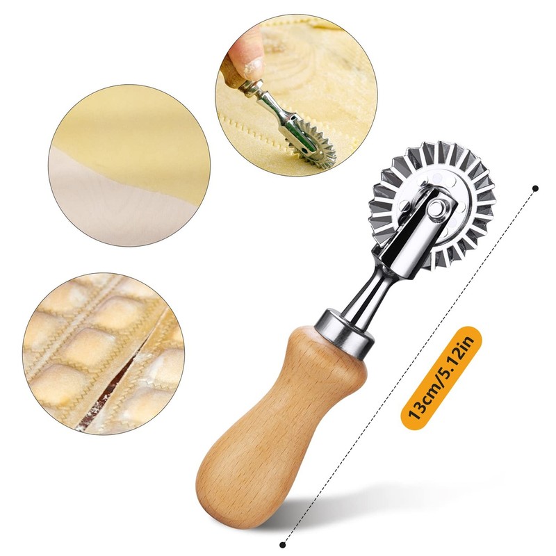Fusiontec Pastry Wheel Cutter - Pasta - 1 Count (Pack of 1), 1 gallery