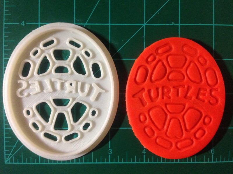 Teenage Mutant Ninja Turtle engraved cookie cutter gallery