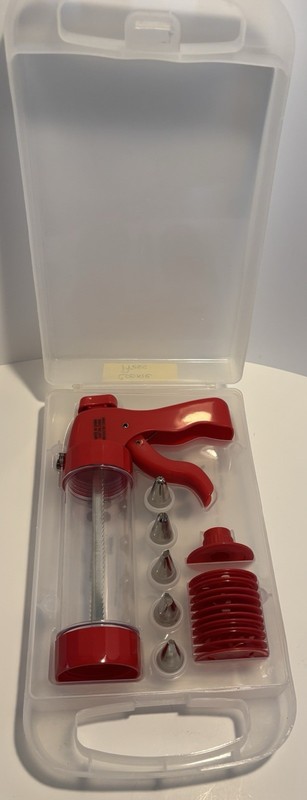 VTG Avon Cookie Press Gun 80's Complete Set Baking Family Memories Granny Core gallery