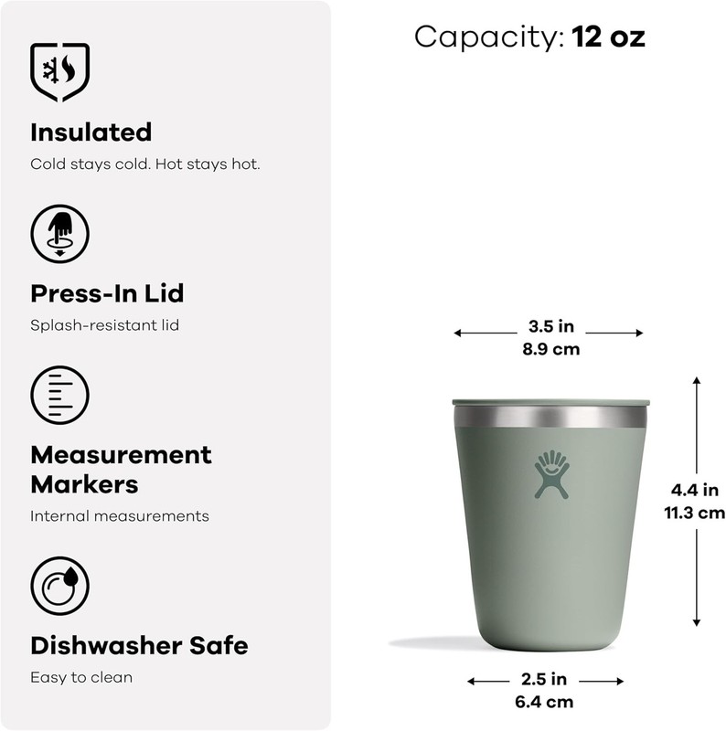 Outdoor Kitchen Tumbler Stainless Steel Dinnerware Reusable Camping Gear Mess gallery