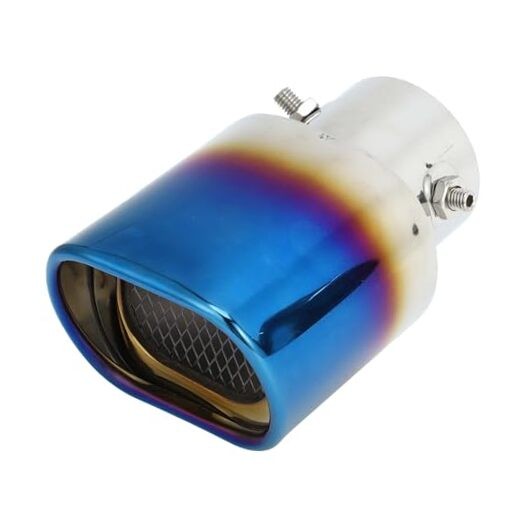 Exhaust Tip, 2.4″ Inlet 3.7″ Outlet 5.3″ Length Tailpipe Universal for Car