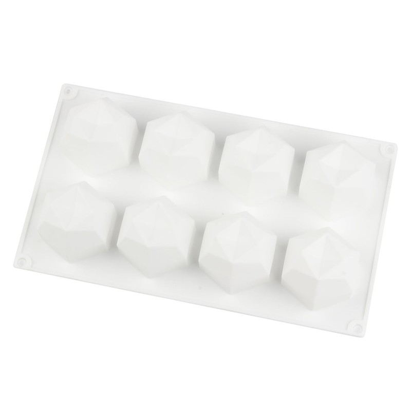 8 Cavity Ball Silicone Chocolate Molds Candy Making Baking Tray Dessert DIY gallery