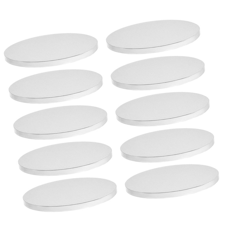 10 Pcs Birthday Cake Boards Round Cupcake Base Circle Trays Circles gallery