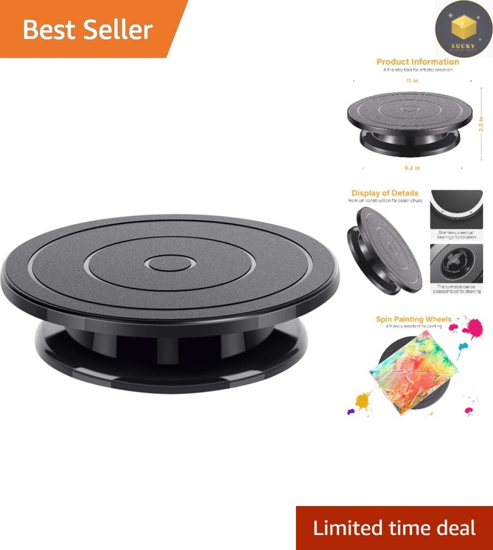 Lightweight 11-Inch Revolving Turntable – Perfect for Creative Displays