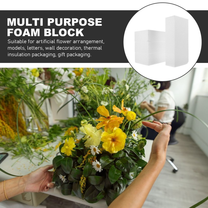 4Pcs Craft Foam Blocks White for DIY Painting Sculpting and Party Decorations gallery