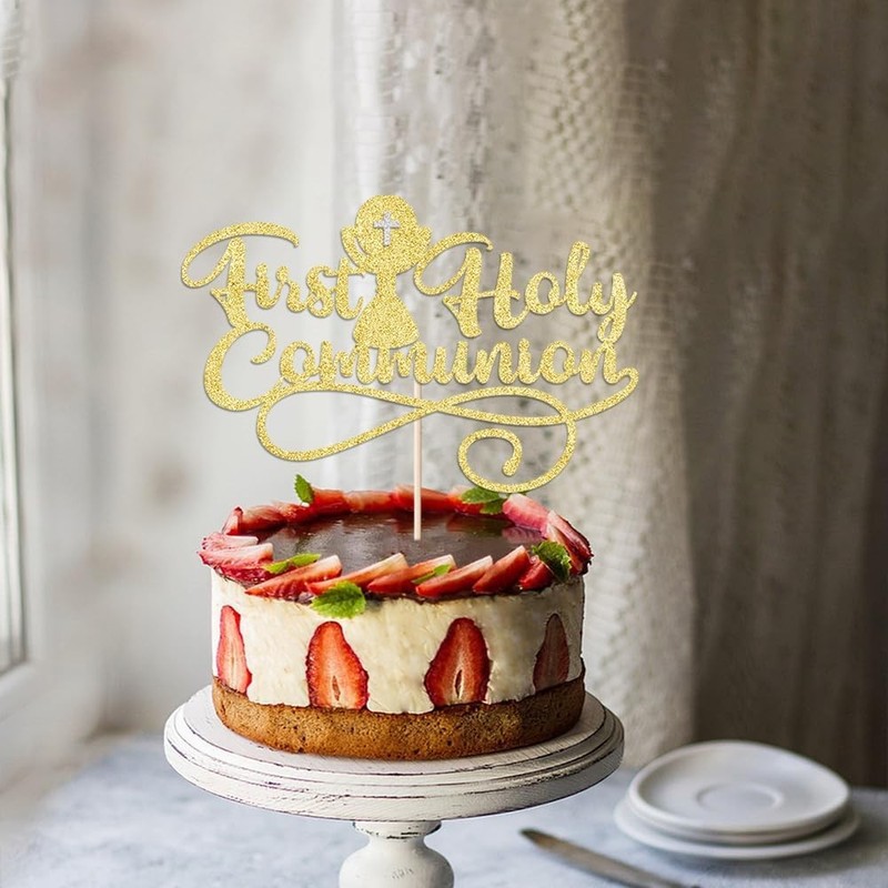 First Communion Cake Topper,God Bless,First Holy Communion Decoration,Featured gallery